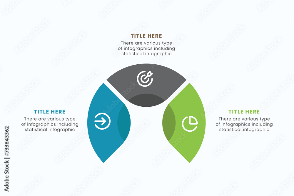 Vector circle Infographic design template with icons, Can be used for ...