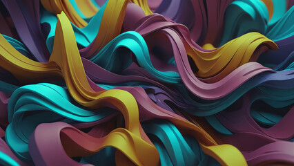 Abstract multicolored background. AI