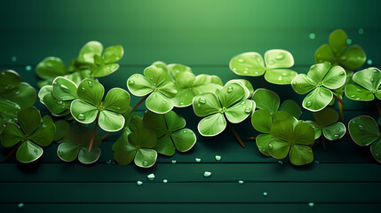 Happy St. Patrick's Day background holiday illustration