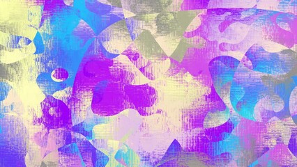 Leinwandbilder - Colorful Seamless Fluid Art Abstract Background. animation. 4k looping footage