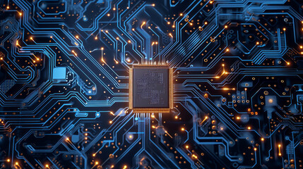 circuit board hi tech background