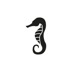 Poster - seahorse icon vector