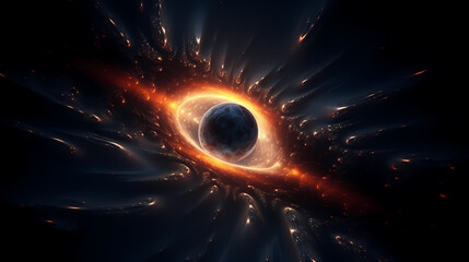 Wall Mural - space galaxy background, 3d illustration of nebulae in the universe