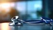 © redflower - Close-up photo of stethoscope for medical doctor diagnosis on a pile of books
