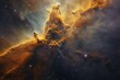 Abstract galaxy nebula background 