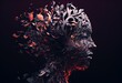 Generative AI abstract render of a mental disorder