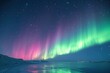 © Tisha - Northern Lights Creates a Display of Light and Color On the Starry Sky
