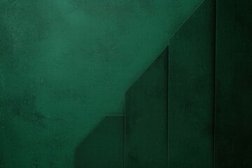 Wall Mural - Diagonally divided abstract green background