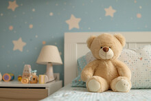 Teddy Bear In The Bedroom