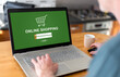 © thodonal - Online shopping concept on a laptop