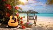 paradise holiday guitar