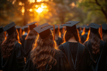 Wall Mural - graduate in cap