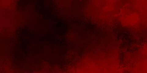 Wall Mural - Dark red splattered grungy backdrop beautiful stylist modern red texture background with smoke. Red grunge old paper texture. Scary Red and black horror Grungy red canvas with dark background