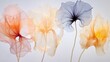 © Wirestock - AI generated illustration of smooth transparent flower petals