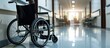 wheelchairs in the hospital for independent care for patient service mobility.