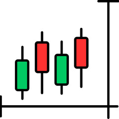 Sticker - Stock Market Icon