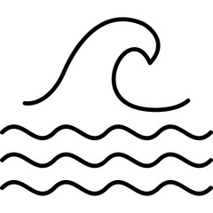 Poster - Wave Icon