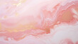 Marmurowa różowo - złota ściana - abstrakcyjny obraz farbą atramentem alkoholowym. Tło pod baner
