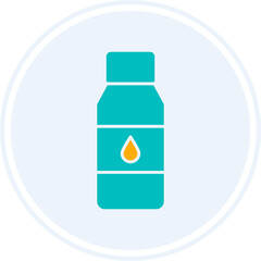 Canvas Print - Bottle Icon