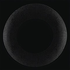 Poster - Modern Flat Style Vector Icon of Abstract Background with Halftone Dots
