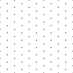 Poster - Square seamless background pattern from black capital letter A symbols. The pattern is evenly filled. Vector illustration on white background