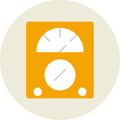 Sticker - Voltmeter Icon