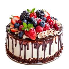 Sticker - cake with berries