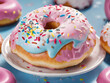 donuts with sprinkles and glaze