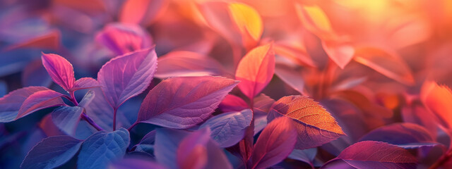 Canvas Print - close up of leaves