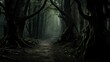 eerie horror woods