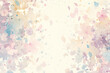 A light watercolor background with a hand-painted dot pattern, scattering tiny specks of color across a soft, neutral base