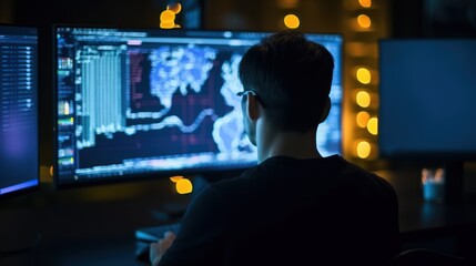 Programmers sit in front of the computer and write the source code and make changes to it