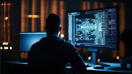 Programmers sit in front of the computer and write the source code and make changes to it