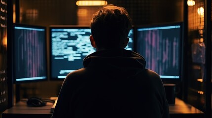 Programmers sit in front of the computer and write the source code and make changes to it
