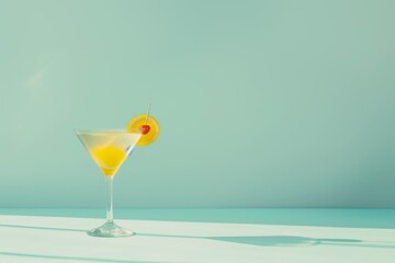 Wall Mural - cocktail on the beach