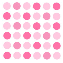 Pink Dots Pattern Background