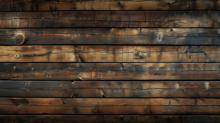 Wall Mural - close up of wall made of wooden planks