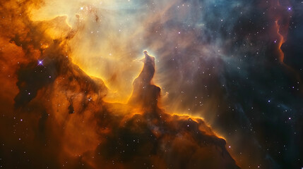 Wall Mural - colorful space galaxy cloud nebula. stary night cosmos. universe science astronomy. supernova backgr