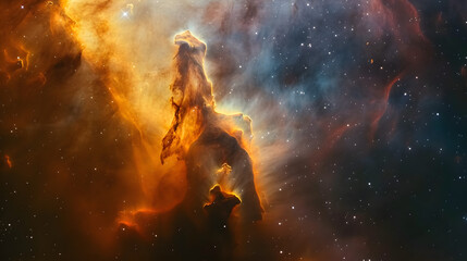 Wall Mural - colorful space galaxy cloud nebula. stary night cosmos. universe science astronomy. supernova backgr