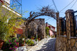 Old street in a Greek island town