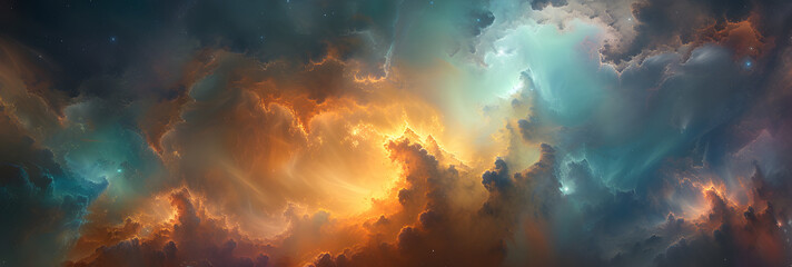 Wall Mural - colorful space galaxy cloud nebula. stary night cosmos. universe science astronomy. supernova backgr