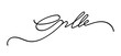 Autograph fictitious handwritten signature. A fake scribbled signature for documents, business certificates, letters, or contracts with handwritten lettering isolated on the transparent background.