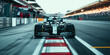 Formula 1 car on the race track