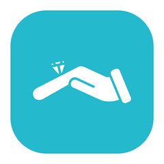 Sticker - Ring in Hand Icon