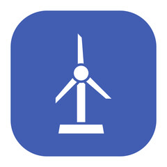 Canvas Print - Windmill Icon