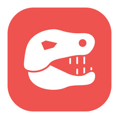 Poster - Dinosaur Fossil Icon