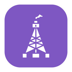 Poster - Oil Tower Icon