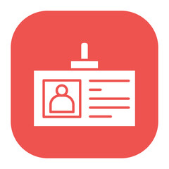 Poster - Library Card Icon