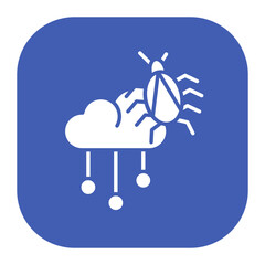 Wall Mural - Cloud Virus Icon