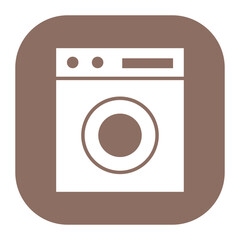 Sticker - Washing Machine Icon